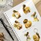 Wrapables Floral Fashion Women PET Scrapbooking Stickers for Junk Journals, Stationery, Card Making, DIY, Arts and Crafts, Water Bottles, Phones, Laptops (40pcs), Bouquet and Crown